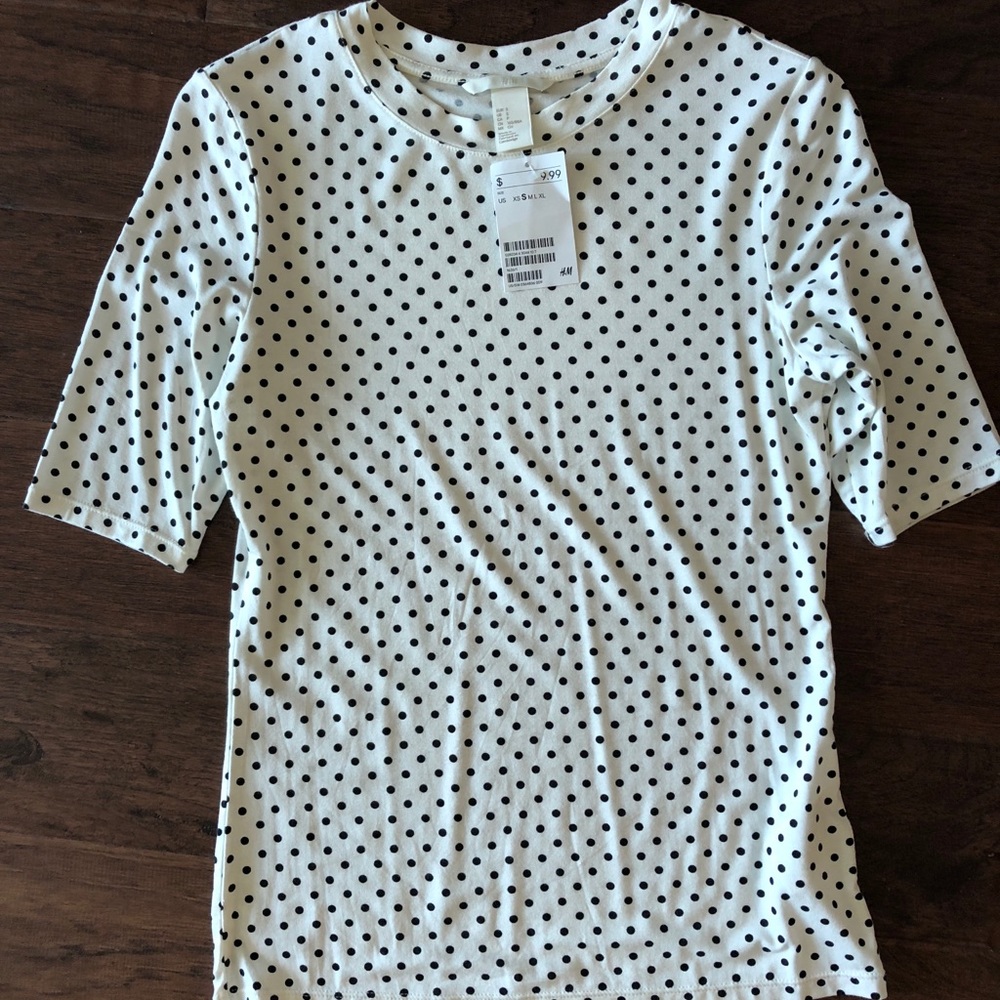 NWT Polka Dot Top